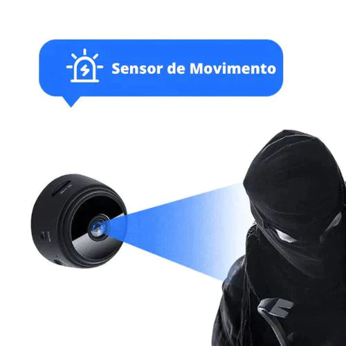 Mini Câmera Magnetica Espiã Homesafety® - Full HD 1080p